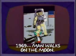 Man Walks On The Moon Meme Template