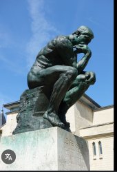 Thinking man Meme Template