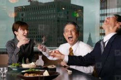 Laughing Over Dinner Meme Template