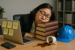 Tired worker Meme Template