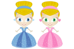 Cindy and Ella (Cinderella Twins) Meme Template
