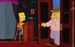 ABE SIMPSON IN&OUT Meme Template