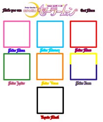 Make your own PGSM Sailor Moon Cast Meme Meme Template