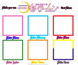 Make your own PGSM Sailor Moon Cast Meme Meme Template