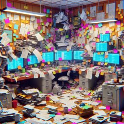 crazy office Meme Template