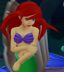ariel alone Meme Template