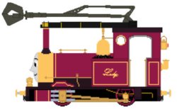Lady the Evil Narrow Gauge Engine Meme Template