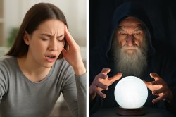 wizard crystal ball Meme Template