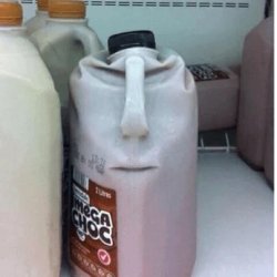 the nefarious evil chocolate milk carton Meme Template