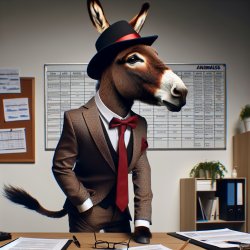 professional donkey Meme Template