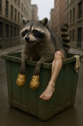 Racoonini Rachenini Meme Template