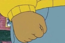 Arthur fist Meme Template