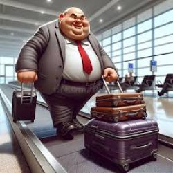 FAT MAN LUGGAGE Meme Template