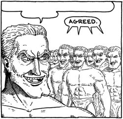 White devils agreed Meme Template
