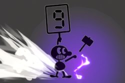 Mr. Game & Watch Judge Meme Template