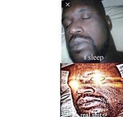 Shaq real shit Meme Template