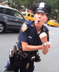 surprised cop, nypd, Meme Template