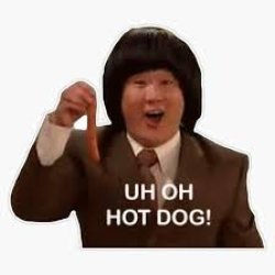 Uh oh Hotdog Meme Template