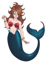 android 21 mermaid Meme Template