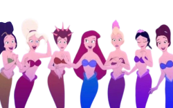 ariel and her sisters Meme Template