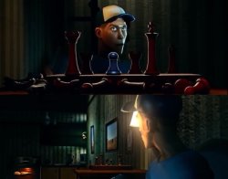 Emesis Blue Peeking Meme Template