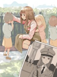 Soldier with a past Meme Template