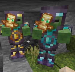 two netherite zombies Meme Template