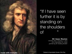 Isaac Newton Quote Meme Template