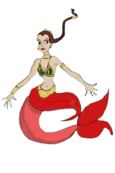 leia mermaid Meme Template