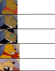 Good, Best, Better, Blurst, Blurstest Meme Template