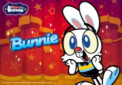 Bunnie, the naughty stage rabbit Meme Template