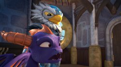 Spyro and Jet-Vac Meme Template
