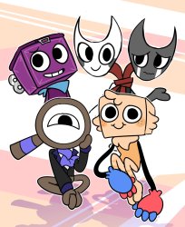 5 Male Toons Meme Template