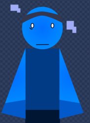 blue Meme Template