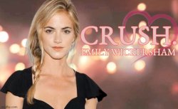 Emily Wickersham I have a Crush Meme Template