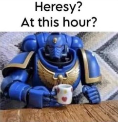 heresy Meme Template