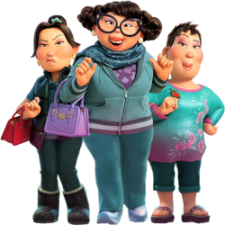 Helen, Ping, and Chen PNG Meme Template