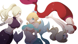 mermaid trio Meme Template