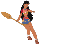Moana + Pocahontas + Nani = Moacahoni Meme Template