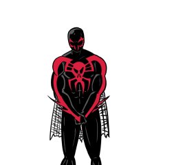 Sad spider man 2099 Meme Template