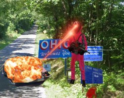 The entrance of ohio Meme Template