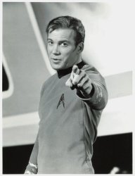 Captain Kirk pointing Meme Template