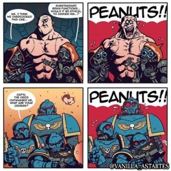 Space marine peanuts Meme Template