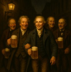 Goethe and the boys Meme Template