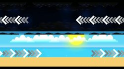 Geometry Dash Tidal Wave Transition Meme Template
