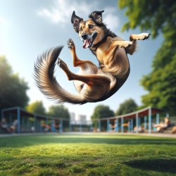 dog doing a backflip Meme Template