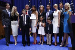 Trump family photo 2016 election Meme Template