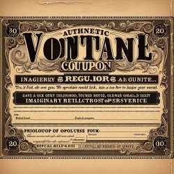 Vintage coupon Meme Template