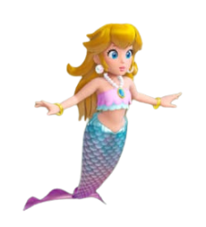 mermaid peach Meme Template