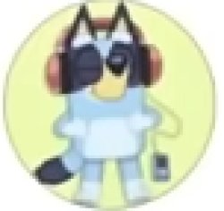 bluey low quality Meme Template